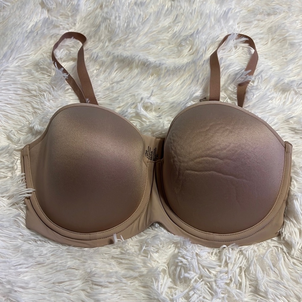 ThirdLove 24/7® Classic Strapless Bra in taupe tan Size 36C - Picture 9 of 15